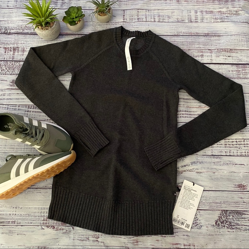 lululemon athletica Charcoal Crewneck Sweater